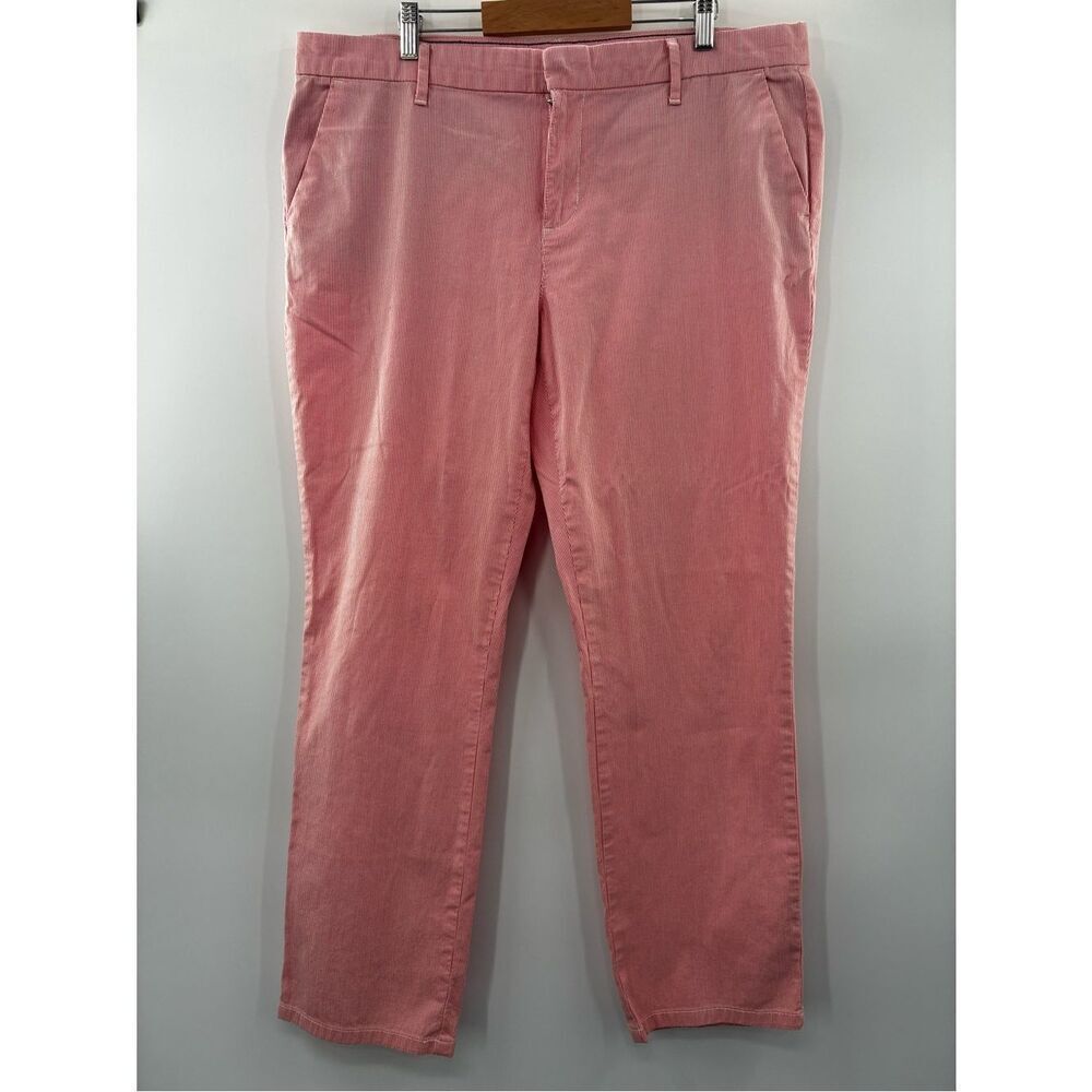 3For$20 Tommy Hilfiger Red and Blue Striped Straight Leg Pants size 14